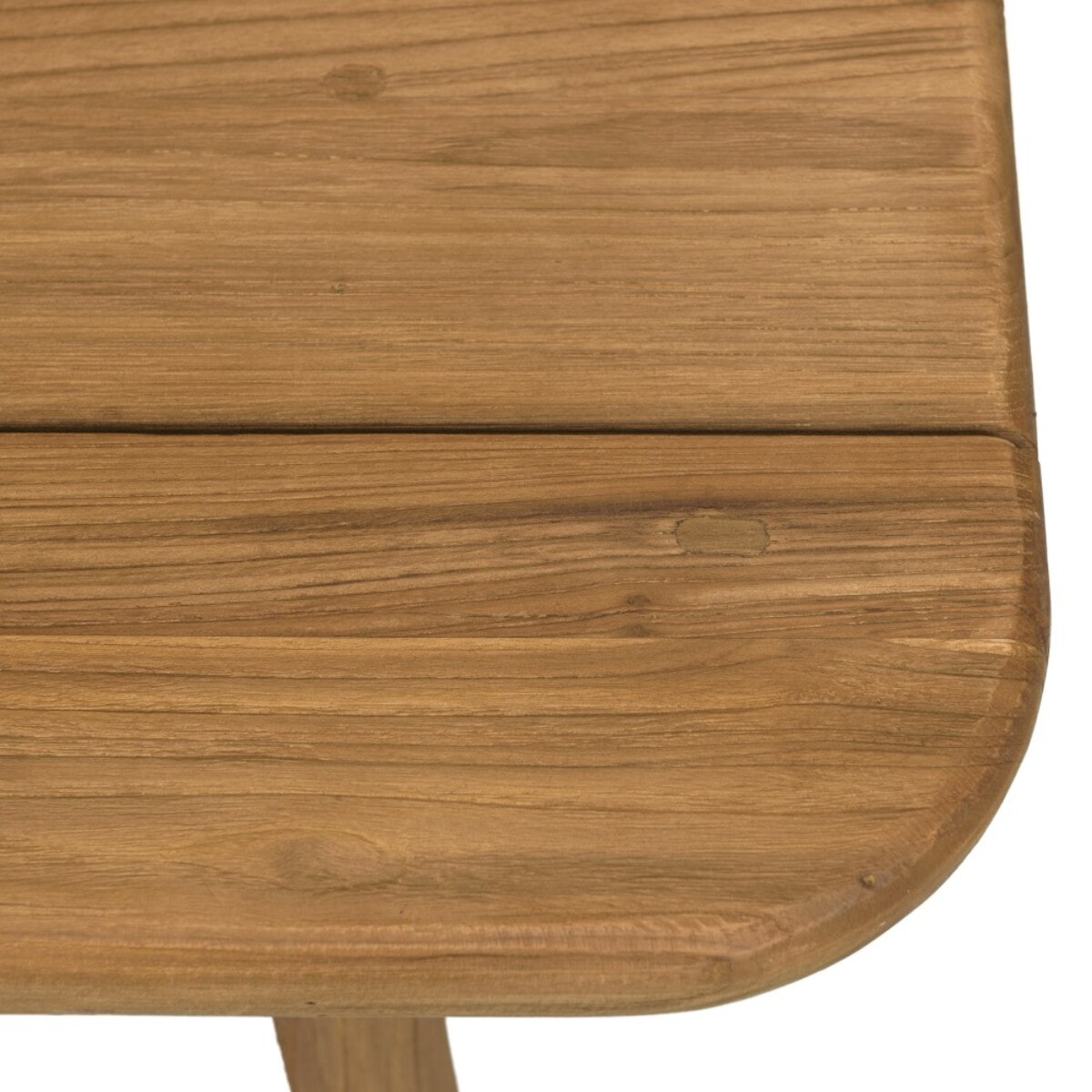 COLINE - Table basse de jardin 130x70cm en bois de teck recyclé