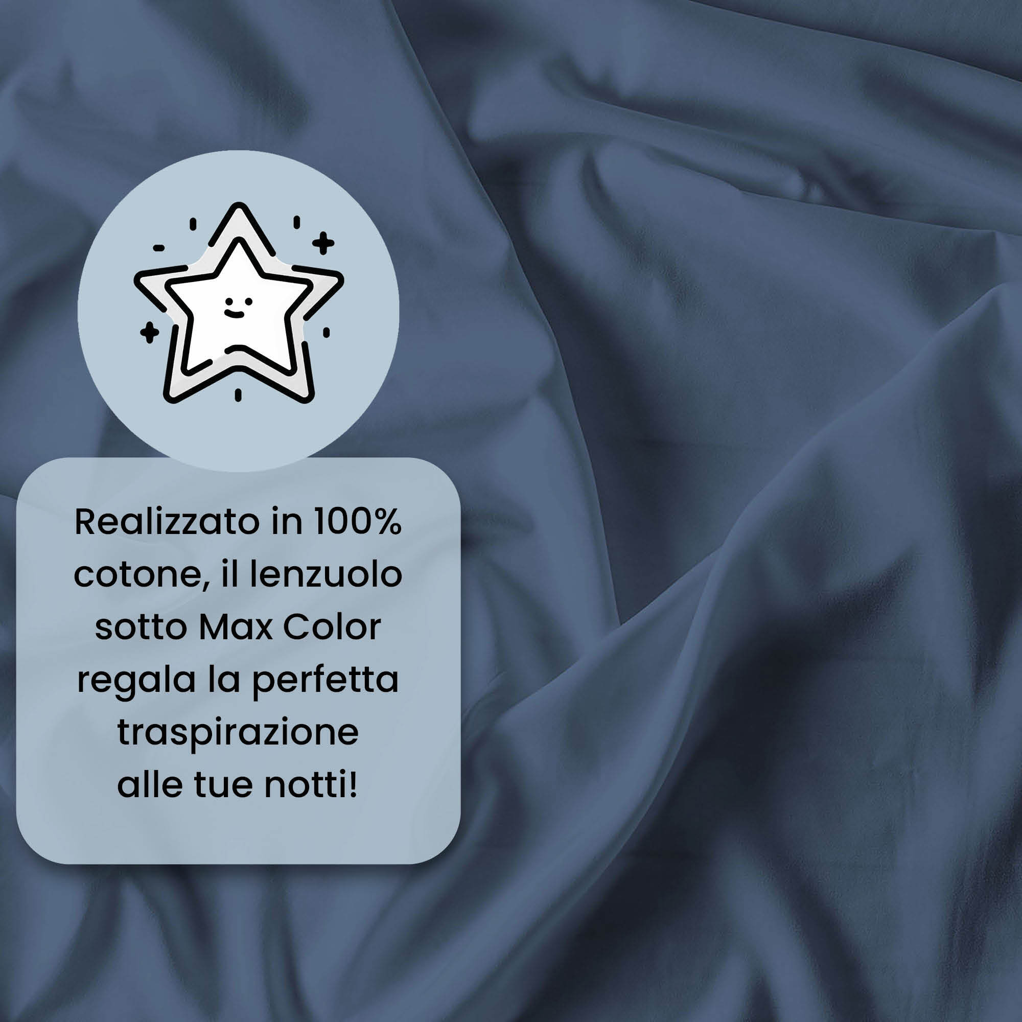 LENZUOLO SOTTO CON ANGOLI MAX COLOR, 100% COTONE MADE IN ITALY - MATRIMONIALE MAXI