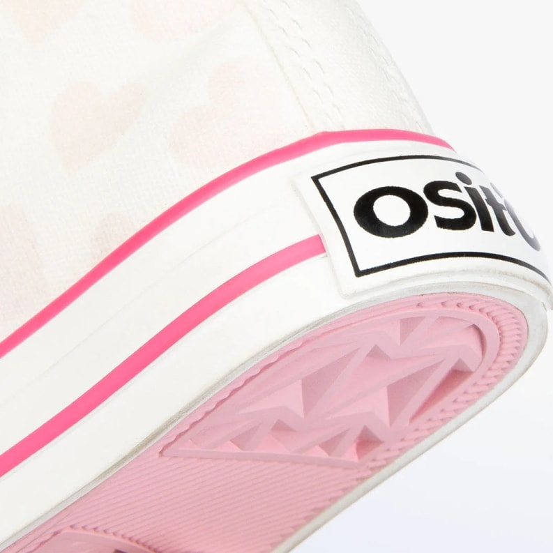 Sneakers alte bianche per bambini