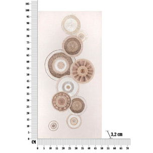 DIPINTO SU TELA CIRCLY C/INSERTI -B- CM 50X3,2X100