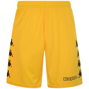 Kappa - Pantaloni Corti Uomo Giallo - Kappa4Football Curchet