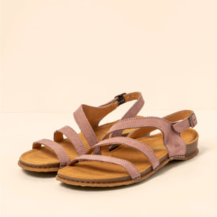 Sandalias N5811 NOBUCK LAVADO MALVA/PANGLAO color Malva