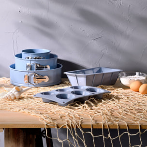 Molde de silicona para 6 magdalenas de ø26,8x16,5x3cm san ignacio