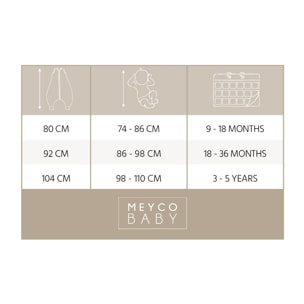 Pijama S/M Muse. Lav. Tog 0.5 Me-Uni