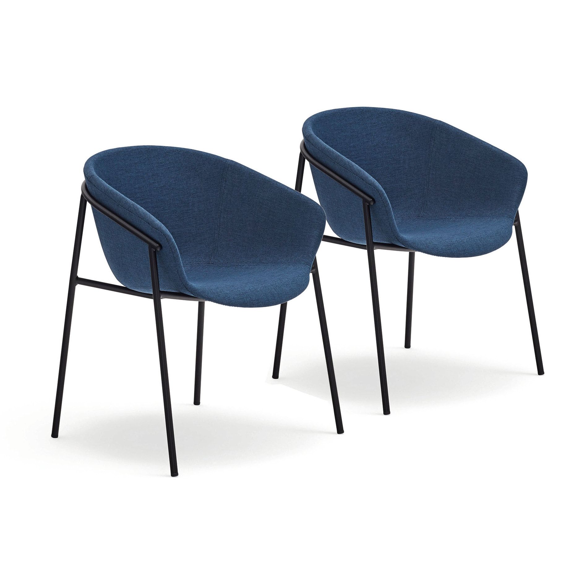 Silla Hug azul oscuro 2P/Caja