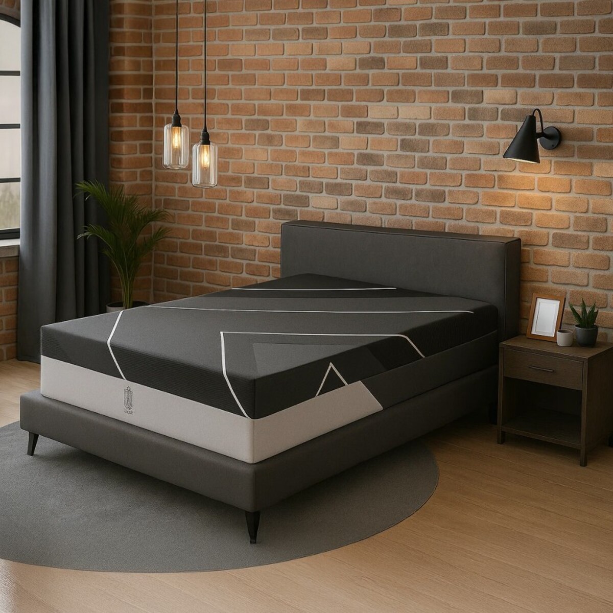 Matelas Alma | Déhoussable - ressorts ensachés et mémoire de forme | 25 cm