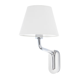 ETERNA Aplique cromo/blanca