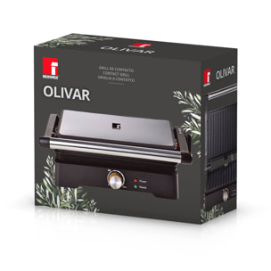 Bergner Olivar Grill de contacto 1500W 27,5x17,3cm