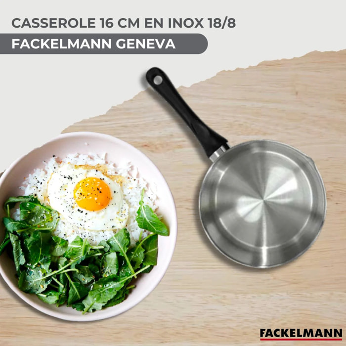 Casserole en inox 16 cm Fackelmann Geneva