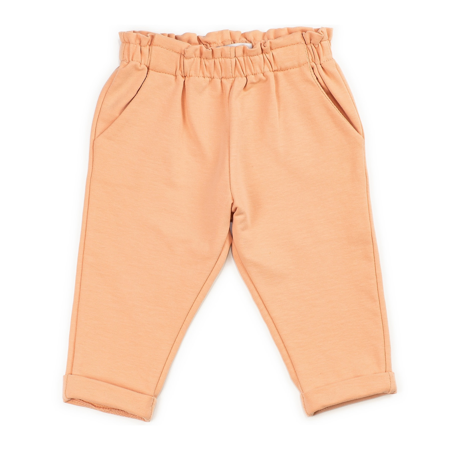 Pantaloni Paperbag in Felpa