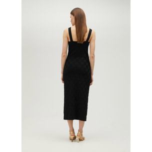 Abito in maglia con cinturino M