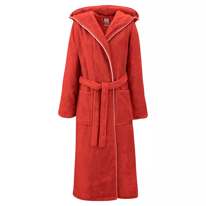 Peignoir Teddy corail