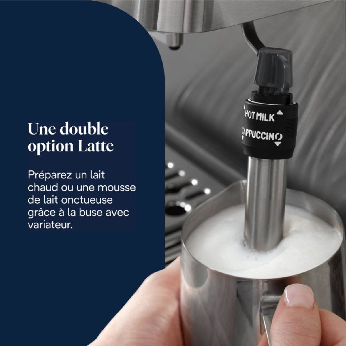 Machine à expresso DELONGHI Linea Classic EM450.M Argent