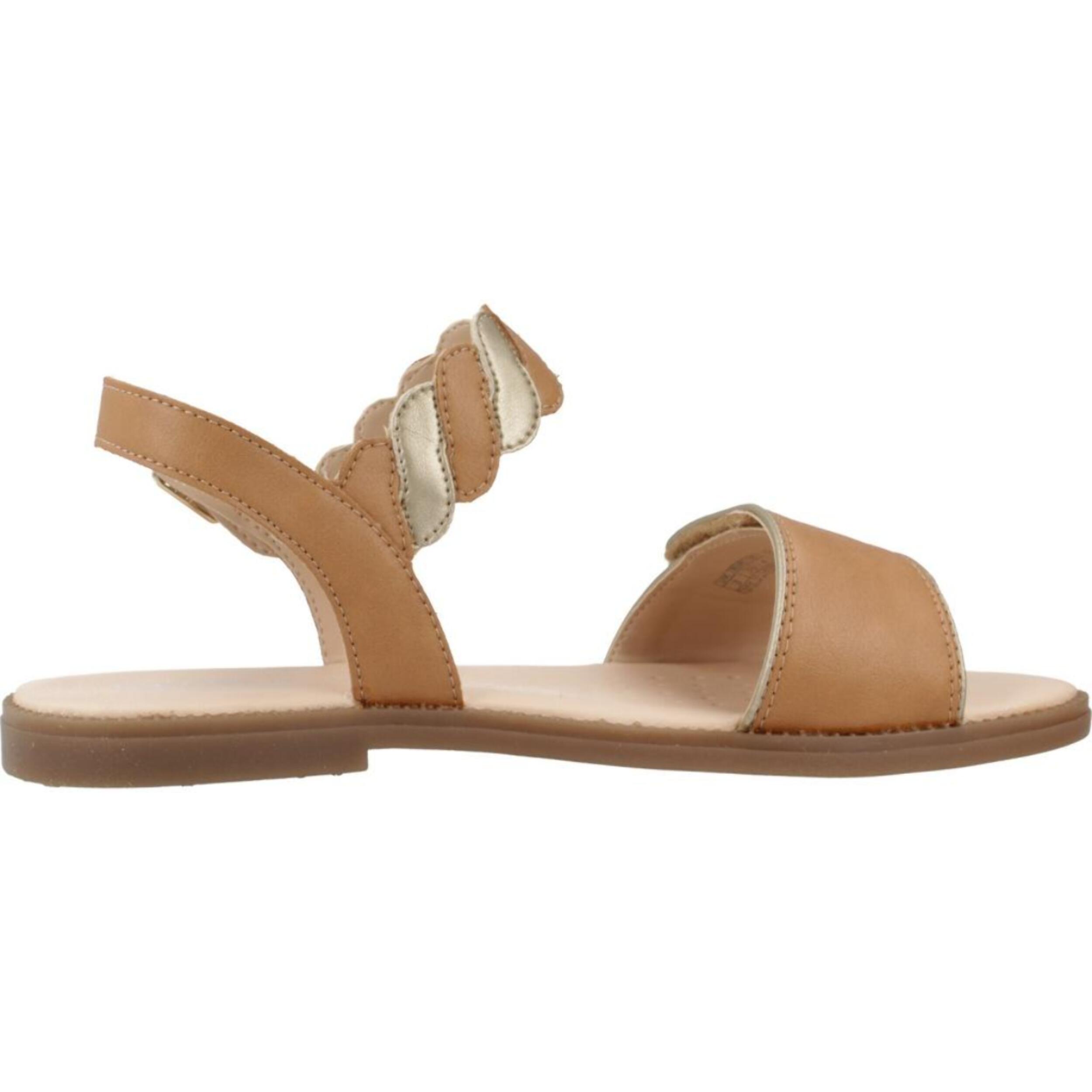 Sandalias Niña de la marca GEOX  modelo J SANDAL KARLY GIRL MARRON CLARO