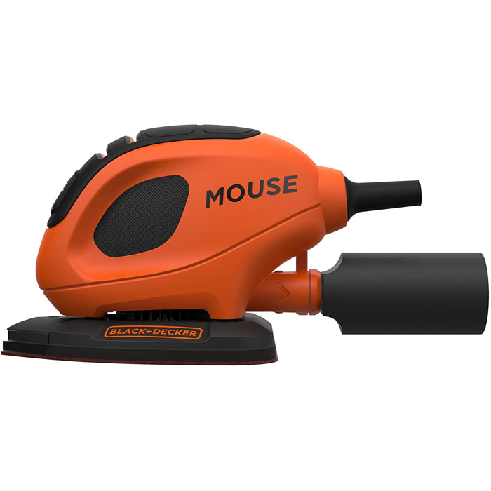 Ponceuse de détail Mouse filaire 55W + 6 brasifs BLACK+DECKER BEW230-QS