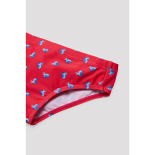Slip da bagno da bambino con stampa di polipi