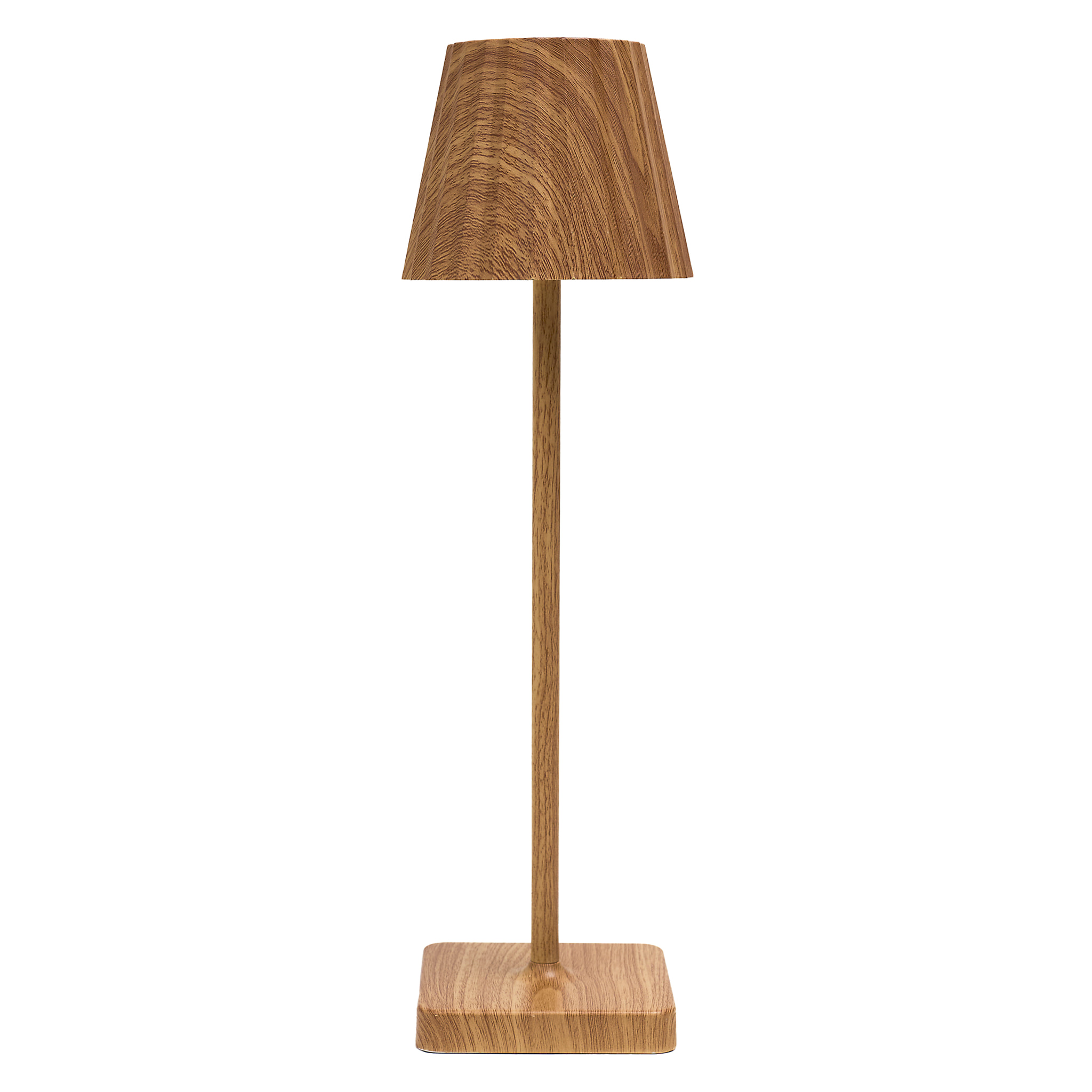 Lampe De Table Rechargeable Usb Bois Clair