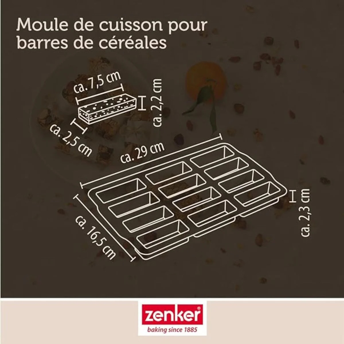 Set de 4 ustensiles de pâtisserie moule à gâteaux bol et spatule Zenker Sweet Sensation