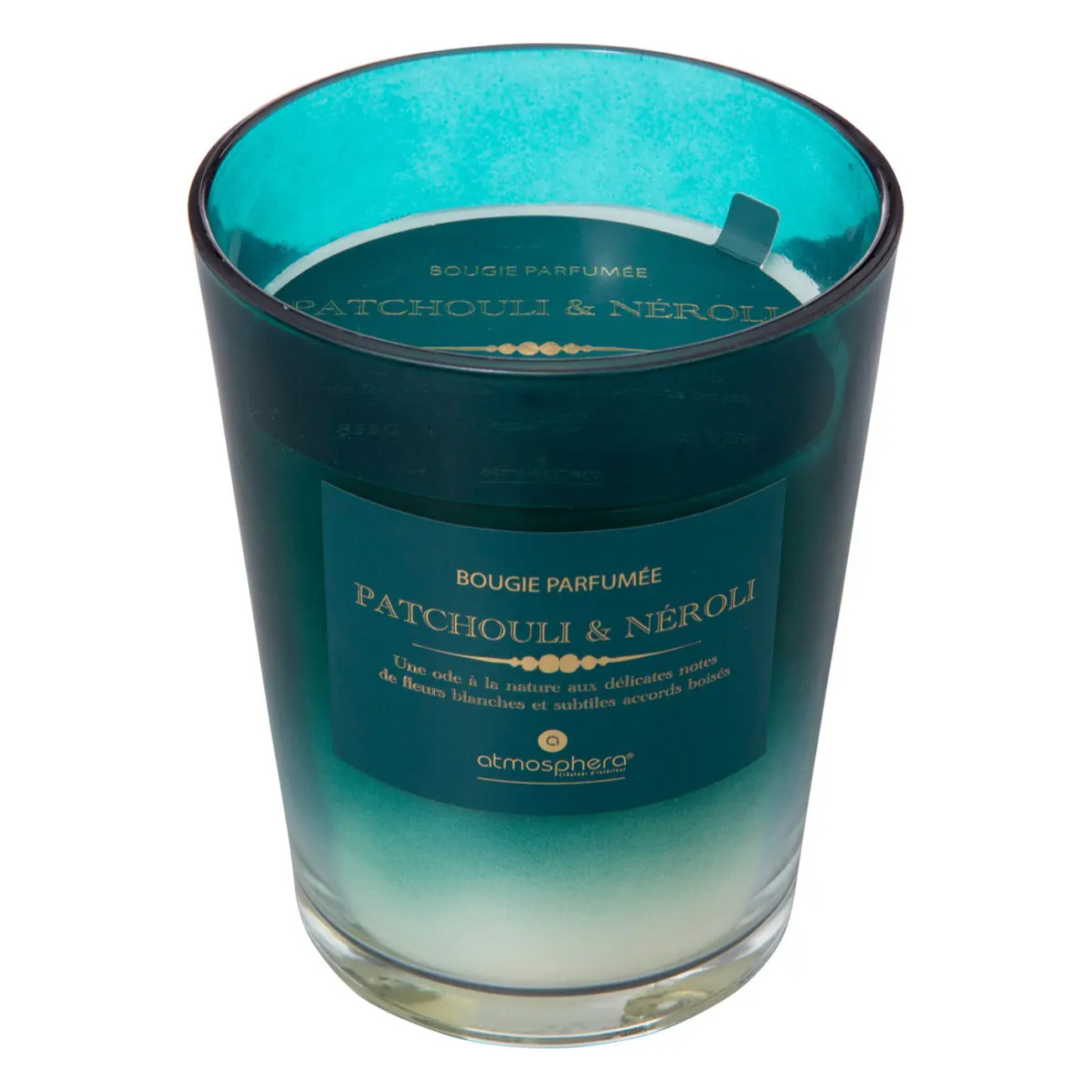 Bougie parfumée Alma 855g pot verre patchouli