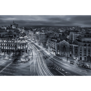 Tableau madrid city lights Toile imprimée