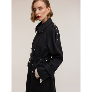 Motivi - Trench doppiopetto Smart Couture - Nero