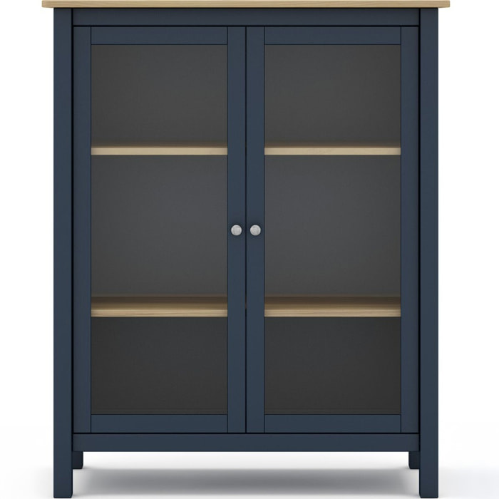 Vaisselier 2 portes en bois massif -MACHA