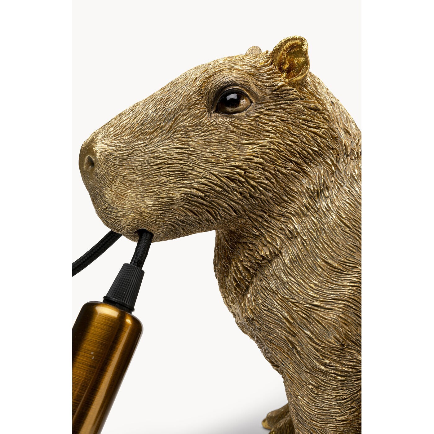 Lampe capybara doré Kare Design