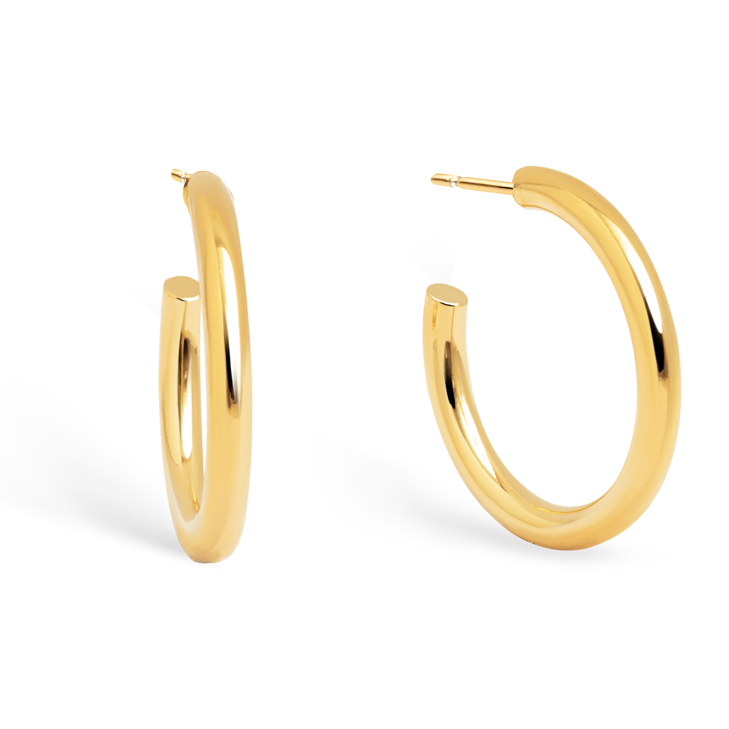 Pendientes Aro Nairobi Baño Oro