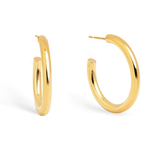 Pendientes Aro Nairobi Baño Oro