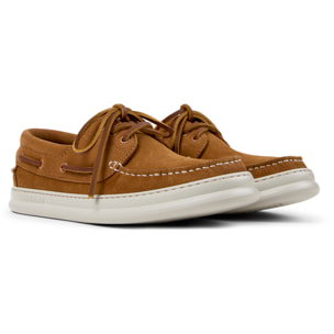 Zapatos de cordones - CAMPER Runner Four - Marron - Cuero nobuk