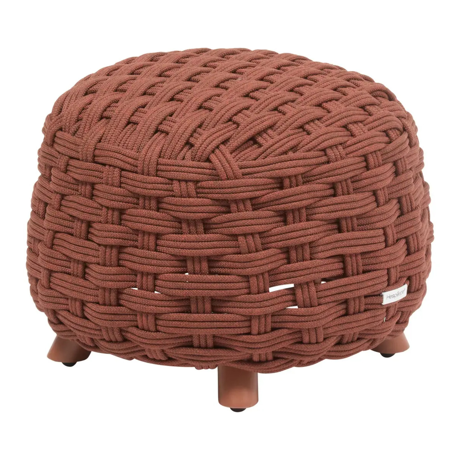 Pouf de jardin Obbae acajou