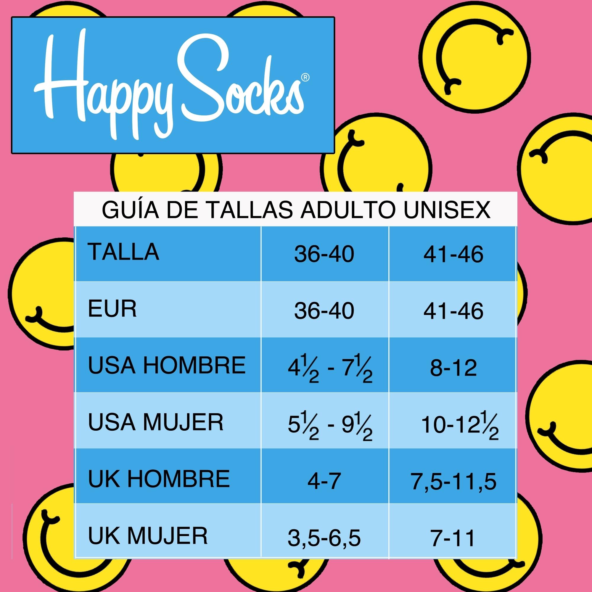 HAPPY SOCKS Calcetines Happy Socks de algodón para hombre 1 par