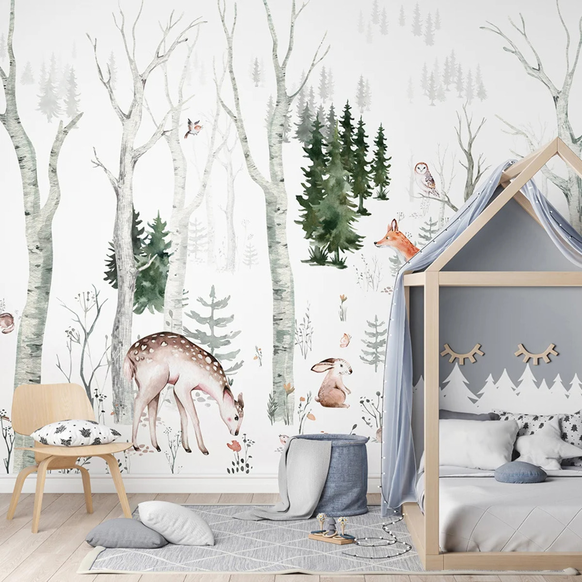 Papier peint panoramique Bambi & Co