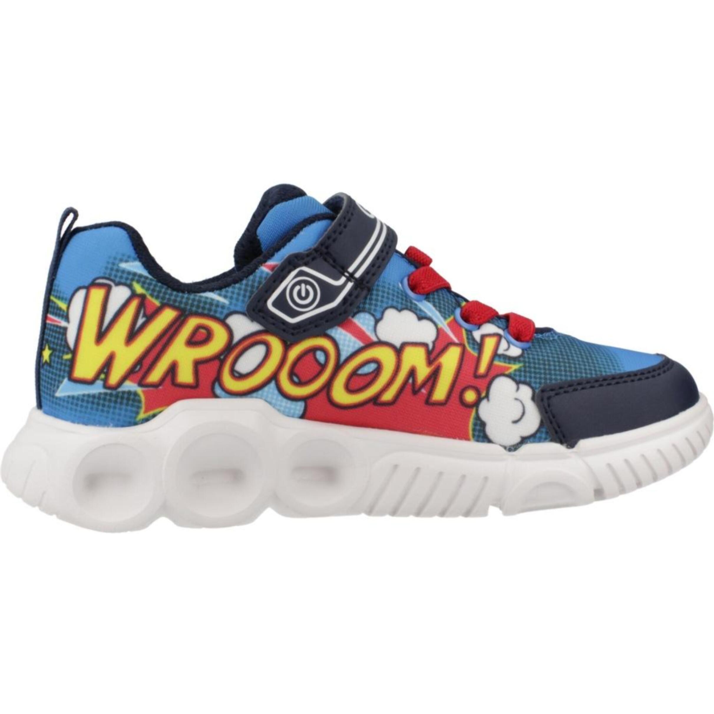 Zapatillas Niño de la marca GEOX  modelo J WROOM BOY AZUL
