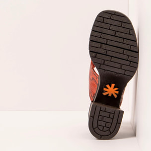 Sandalias con tacón 1990 SNAKE TEJA / EIVISSA color Teja