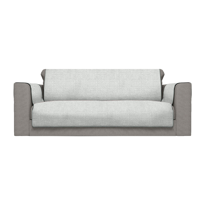 COPRIDIVANO ANTISCIVOLO COMFORT MADE IN ITALY - GRIGIO CHIARO