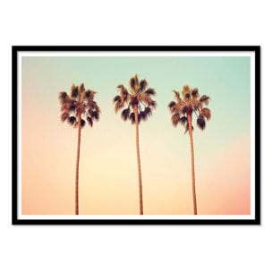 Affiche - California Hollywood Palms - Philippe Hugonnard