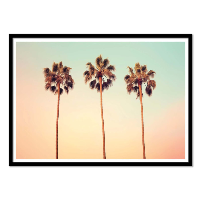 Affiche - California Hollywood Palms - Philippe Hugonnard