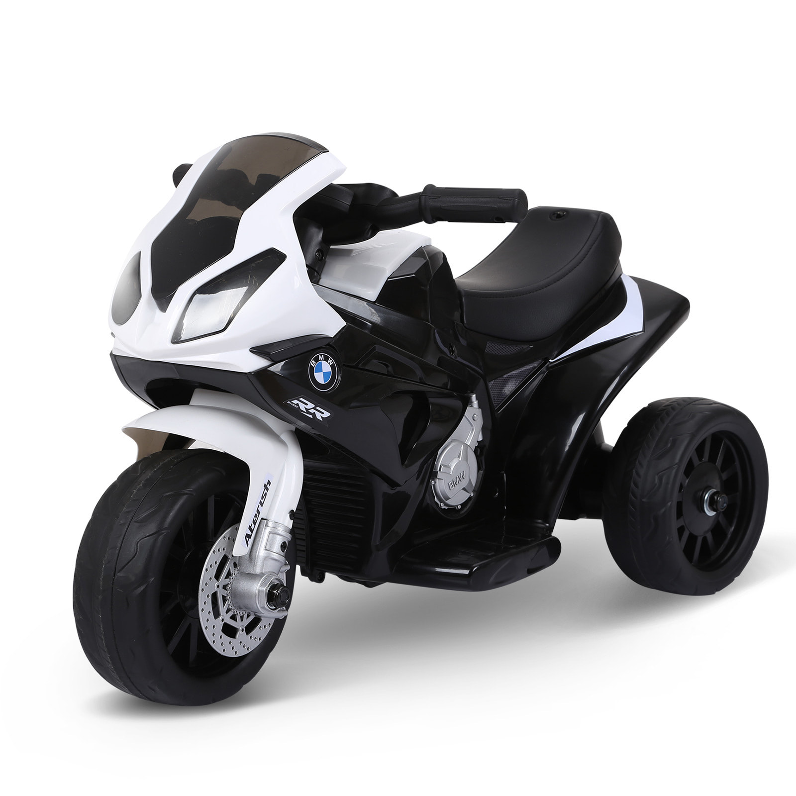 Moto électrique pour enfants 3 roues 6 V 2,5 Km/h effets lumineux et sonores noir BMW S1000 RR