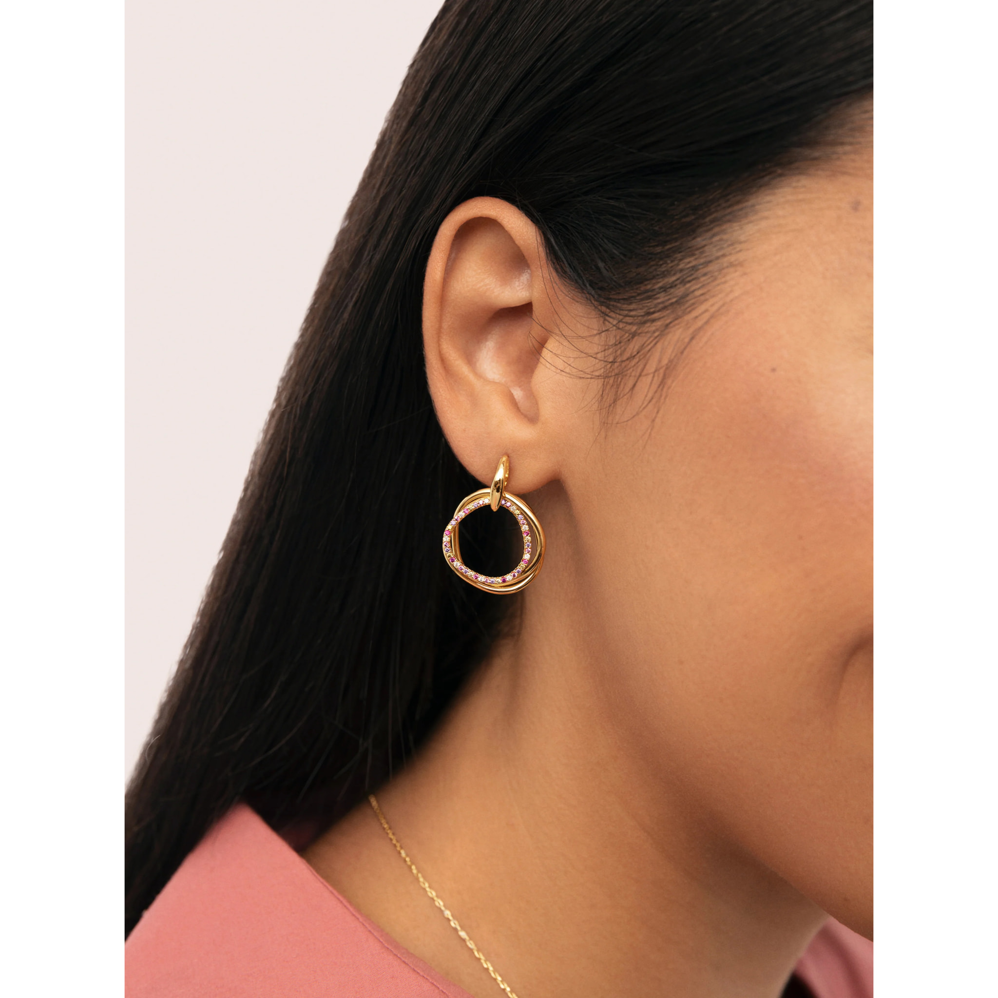 Pendientes Oria Colors Baño Oro