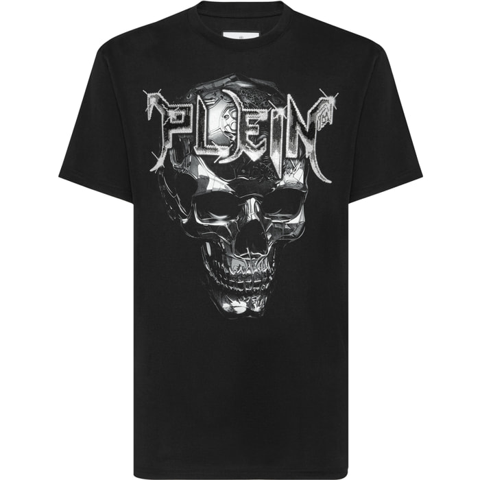 PHILIPP PLEIN T-Shirt Round Neck CHROME