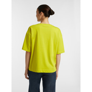 Elena Mirò - T-shirt con libellula - Verde chiaro