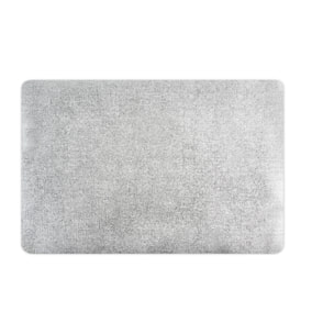 Set de 6 sets de table rectangulaires Excelsa – Platinum, PVC Argenté