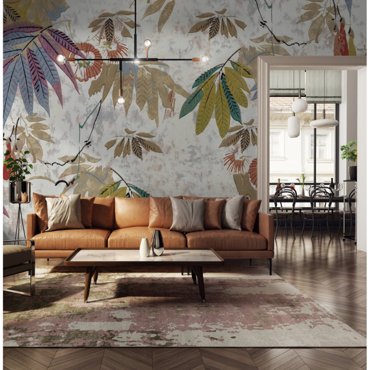 Papier peint panoramique Foliage XL