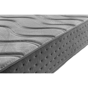 Colchón ViscoGel-Grafeno Plus de Muelles ensacados|confort y refuerzo lumbar| 24 cm | Certificado Sanitized y Oeko-Tex