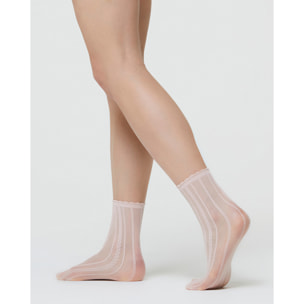 CALZINO VELATO SUSAN CON EFFETTO TRICOT