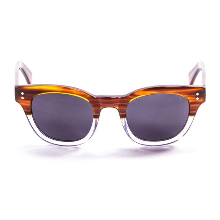 Gafas de sol LENOIR CROISETTE - Marrón claro y trans blanco / Marrón
