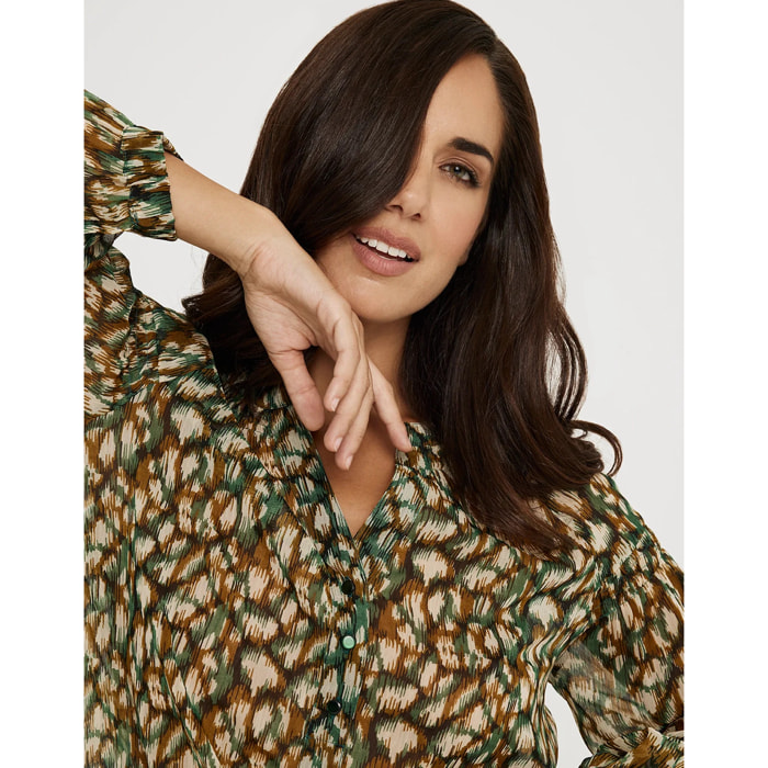 Camisa Manga Larga Estampada - Handy