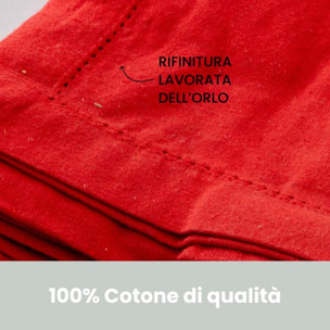 Intrecci – Set 6 tovaglioli in puro cotone 40x40 cm