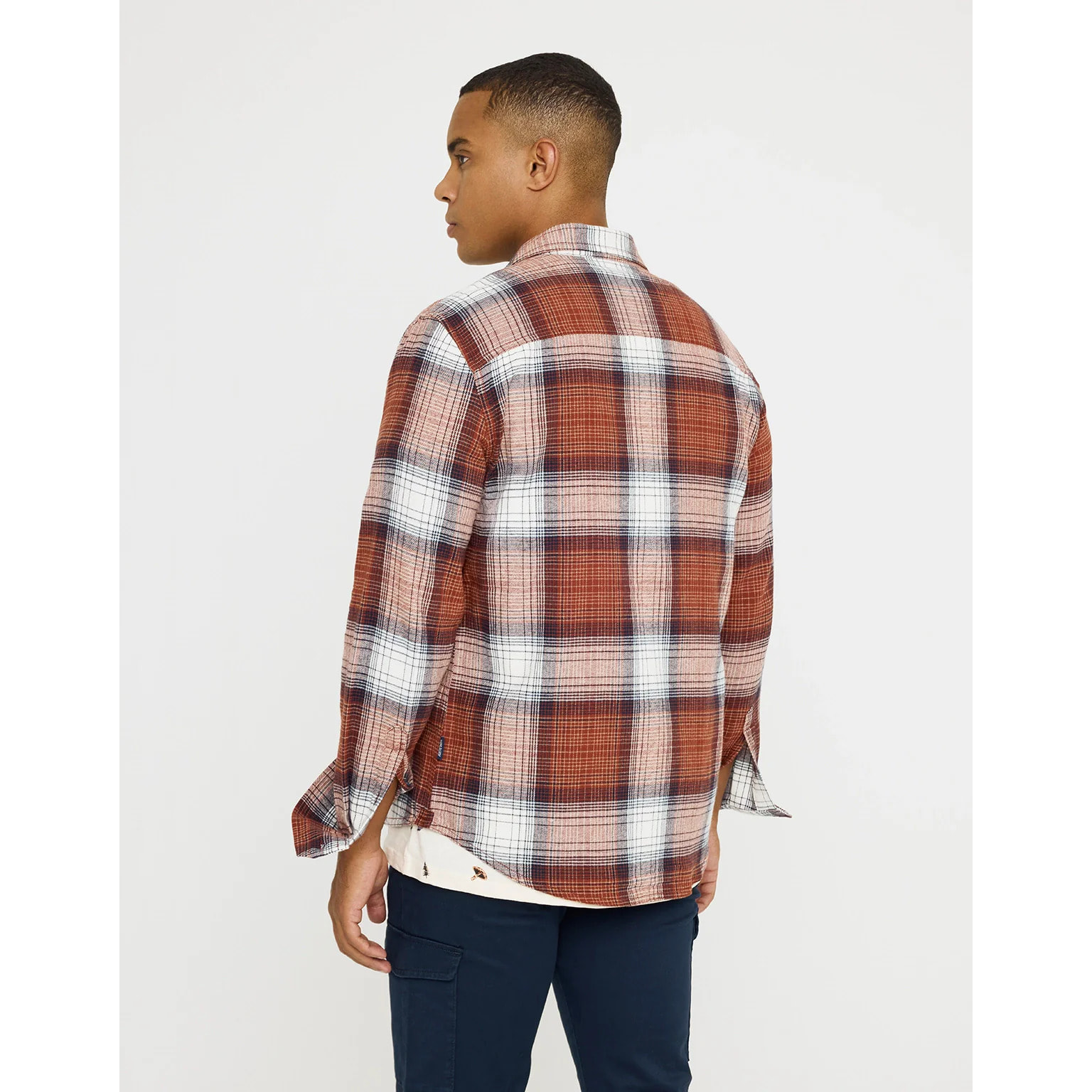Camisa Manga Larga Cuadros Rojo - Jelvel